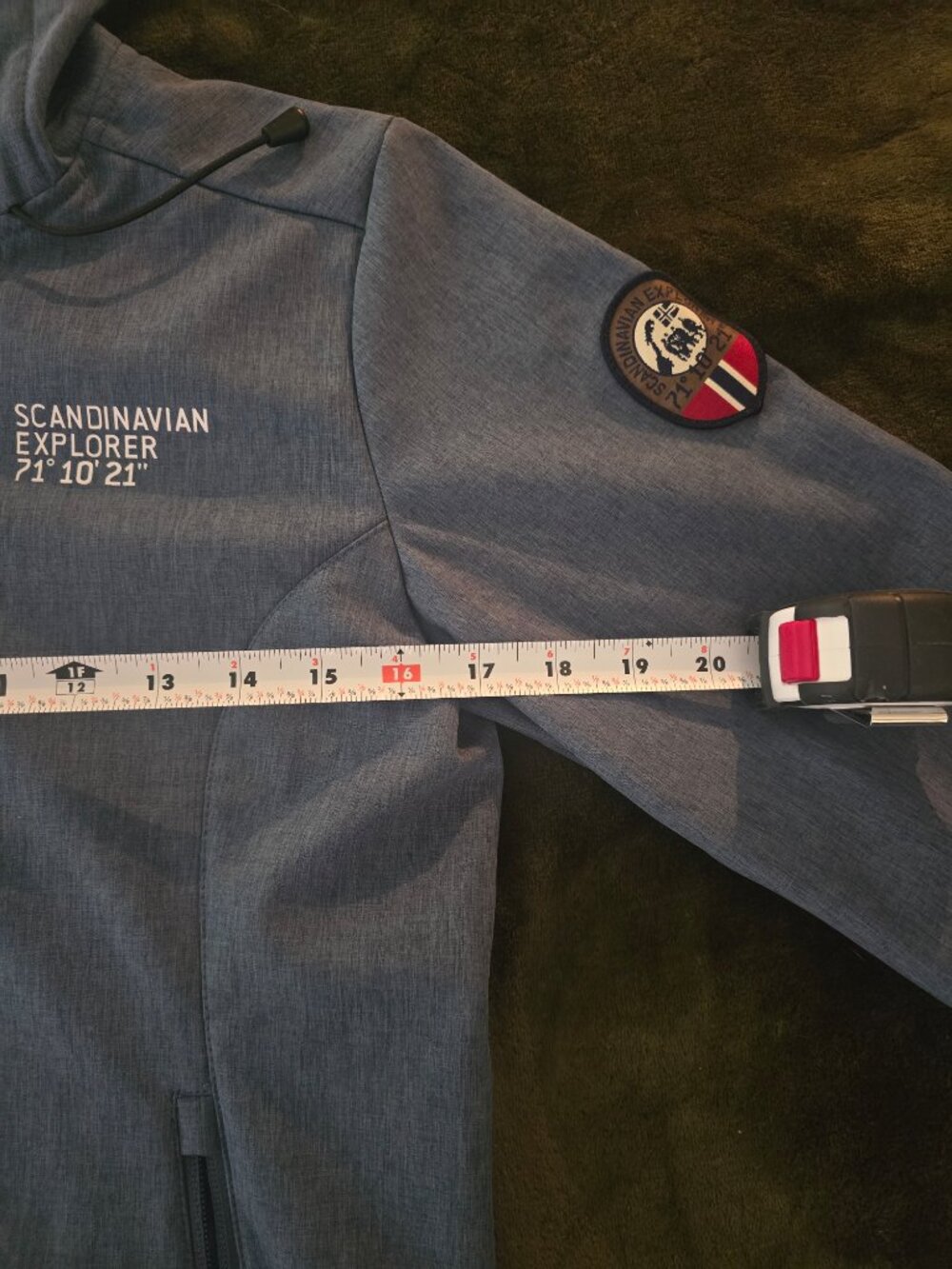 Scandinavian Explorer Softshell Jacket Women's XS Blue Hooded Fleece Lined - Picture 4 of 11